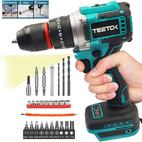 Acquista Trapano a Cordone da 21 v Electric Drill Driver Strumenti