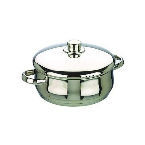 Cacerola 24Cm Con Tapa Inox Oslo Ibili