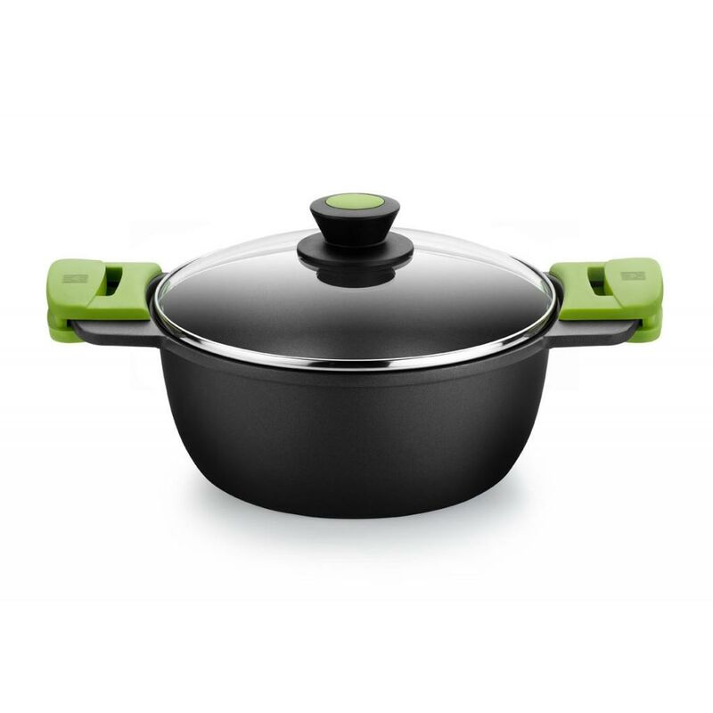 

Cacerola alta ECO+ con tapa aluminio fundido Bra Prior 24 cm