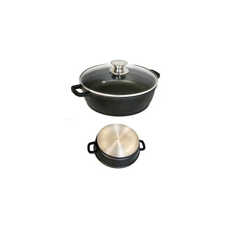 

Cacerola Coc Baja 32cm C/tapa Al/fu - Wecook