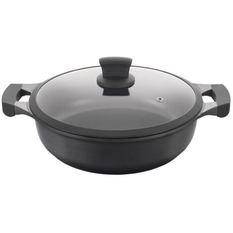 Cacerola baja aluminio fundido 32cm x-pert METALTEX