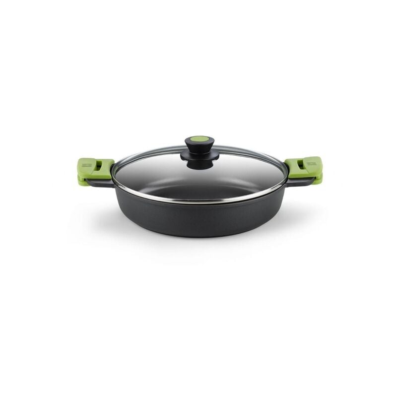 

Cacerola baja ECO+ con tapa aluminio fundido Bra Prior 28 cm