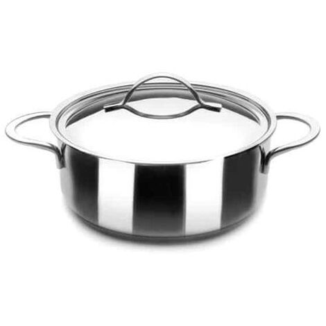 Cacerola con tapa IBILI inox Noah 28 cm 605028