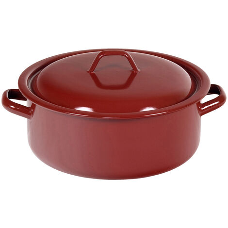 Cacerola esmalte clásico con tapa - 10 cm