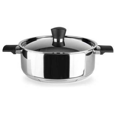 Cacerola IBILI 28 cm acero inox 18/10 asas de baquelita