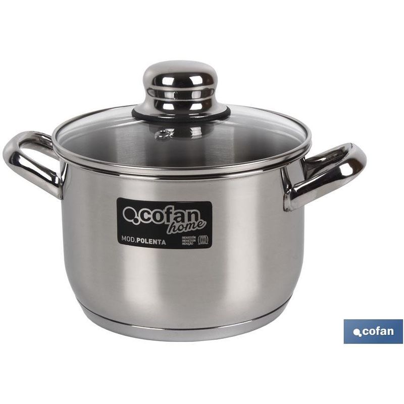 

Cacerola Inox Induc.8.8L Mod Polenta T/Vidrio Ø260 Mm