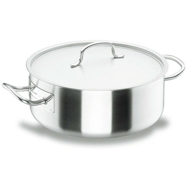 

Cacerola coc 28cm c/tapa in. inox chef - Lacor