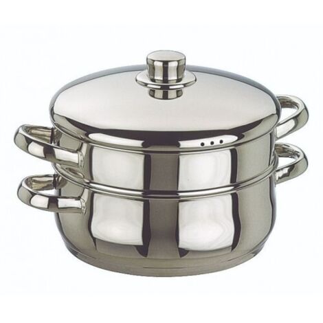 CACEROLA VAPOR INOX OSLO 24 CMS. - IBILI