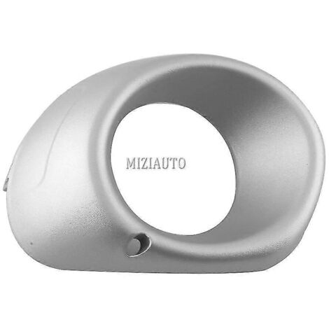 Cache antibrouillard halogène à LED pour Mitsubishi Outlander 2013-2015, enjoliveur argenté avec cadre noir, accessoires auto - Argent R