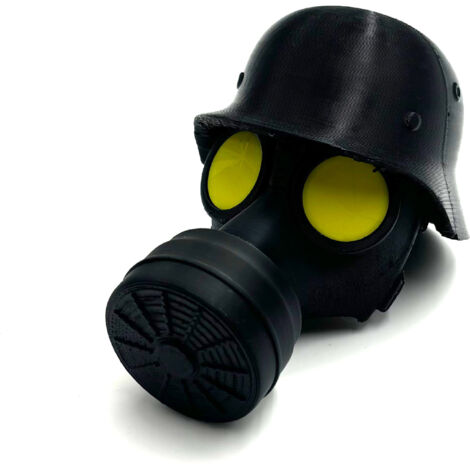 Cache attelage remorque, capuchon masque à gaz amusant, protection étanche et anti-poussière, accessoire déco pour boule de remorque Jaune
