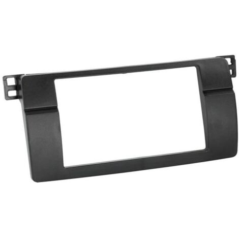 Cache autoradio double DIN - ACV - 381023-16 - Noir - Pour BMW Série 3 E46 - 1998-2007