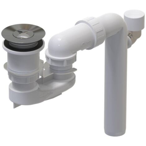 Cache bonde et trop plein VILLEROY & BOCH Blanc Mat
