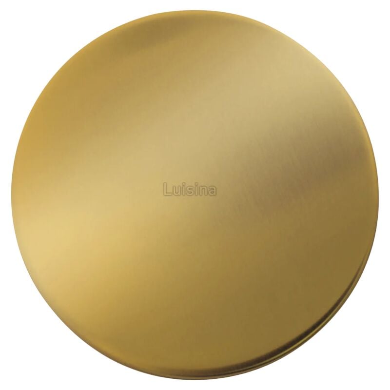 Cache bonde Luisina inox pvd doré diamètre 90 cm