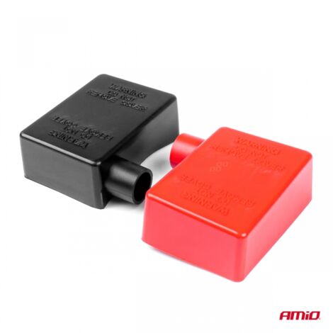 Cache-bornes de batterie, lot de 2, AMIO-03080