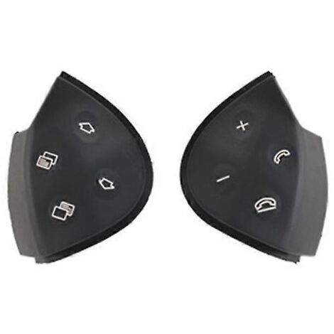 Cache-boutons de commande de changement de vitesse au volant pour Mercedes Classe E W211 E320 E350 E550 (2003-2006) - Noir-AquaForge
