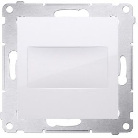 Cache-cadre (module). Fixation par clips ou vis, blanc.