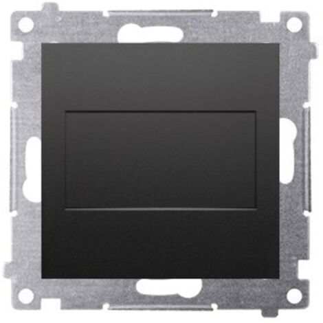 Cache-cadre (module). Fixation par pinces ou vis, noir mat Simon54