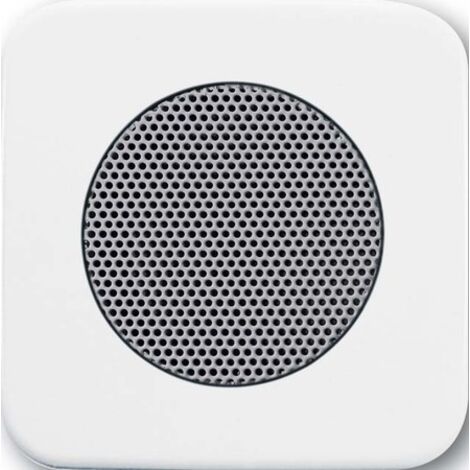 CACHE CENTRAL POUR HAUT-PARLEUR BLANC BUSCH-JAEGER 8200-0-0077