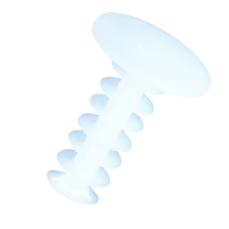 Cache cheville 14mm x 40mm Blanc 40mm