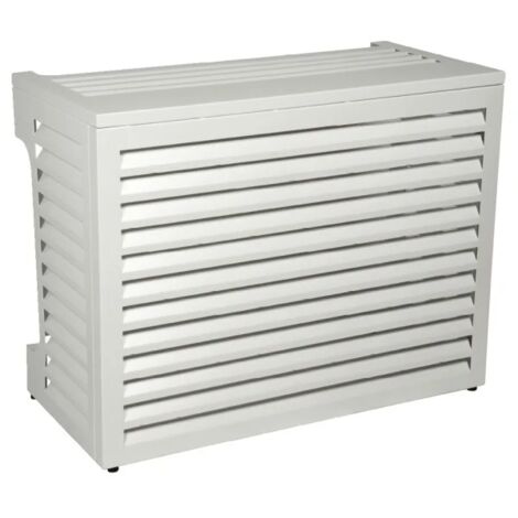 Cache clim Aluminium Blanc - Taille L - 1050x496x831mm