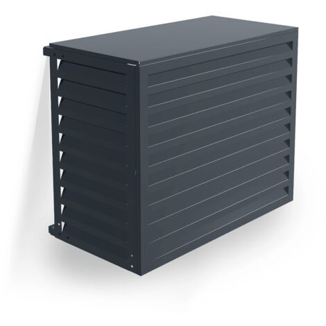 Cache clim Amaro Gris Anthracite en acier - Taille M