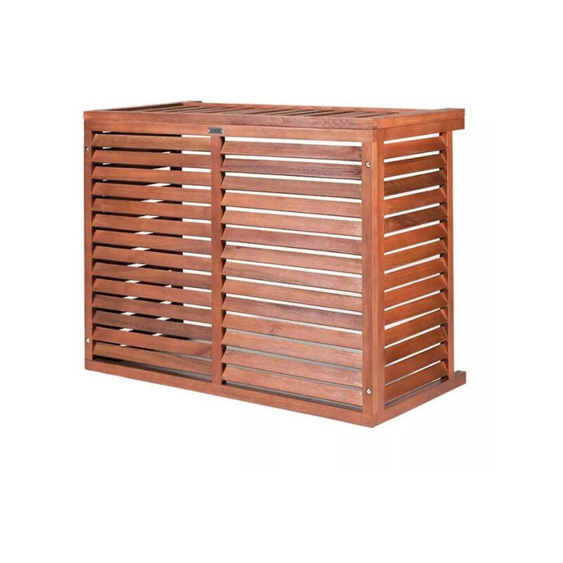 Cache unité extérieure en bois taille l bl - Decoclim