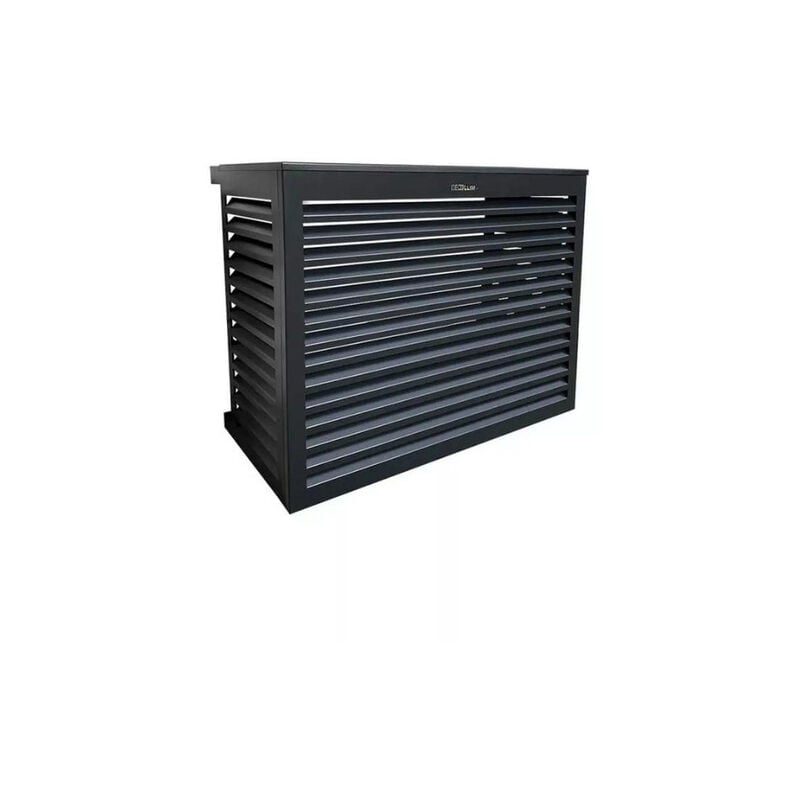 Cache unité extérieure en aluminium anthracite taille s - 23AS7016 - Decoclim