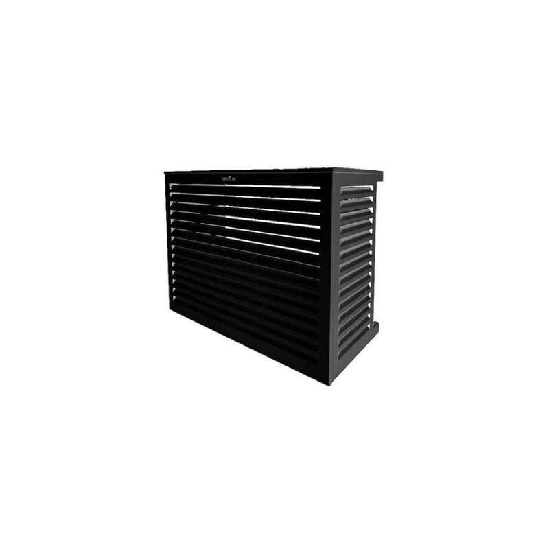 Cache unité extérieure en aluminium noir foncé taille s - 23AS9005 - Decoclim