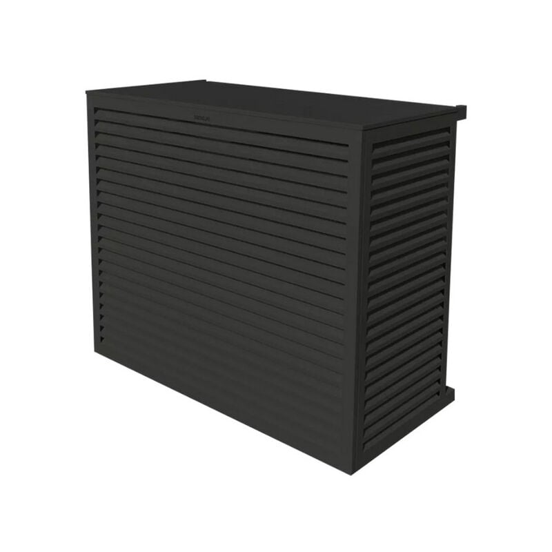 Cache unité extérieure en aluminium anthracite taille xl - 23AXL7016 - Decoclim