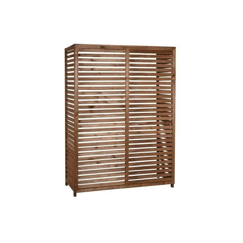 Cache climatisation bois traité - Taille xl - 1150x500x1600mm