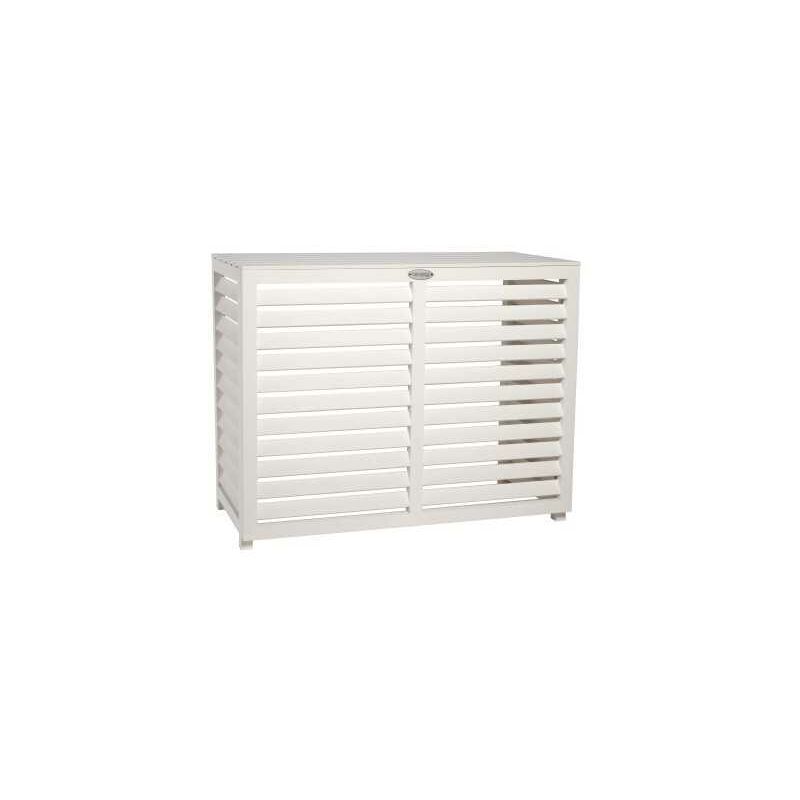 Coverpac - Cache climatisation Composite couleur blanc l 982x462x787