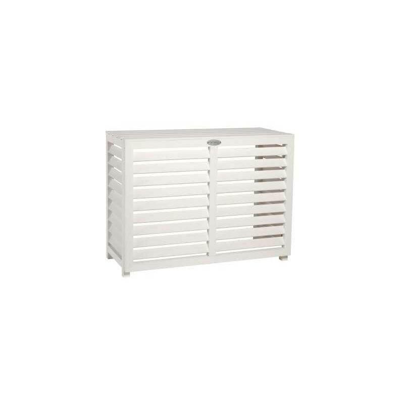 Cache climatisation Composite blanc m 882x386x676mm