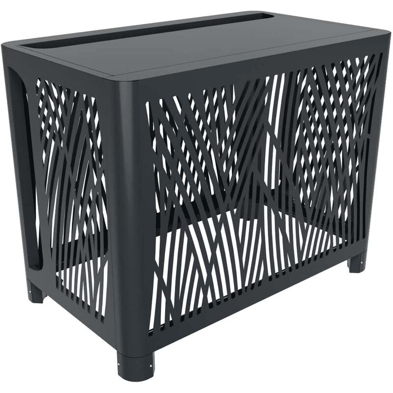 Cache climatisation OUTSTEEL BROUSSE COMPLET M Gris anthracite