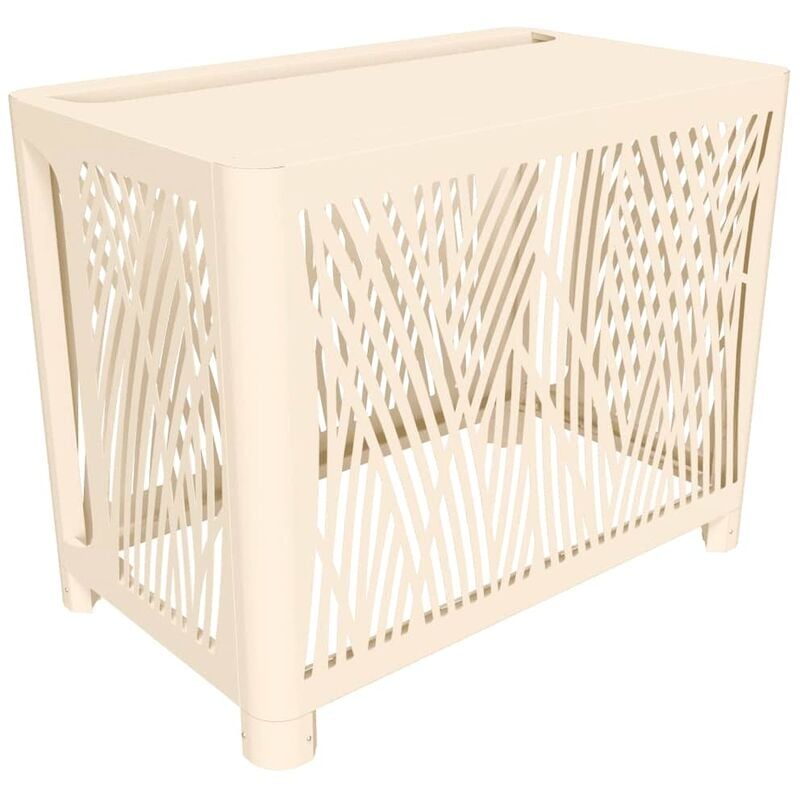 Outsteel - Cache climatisation brousse complet s Blanc crème