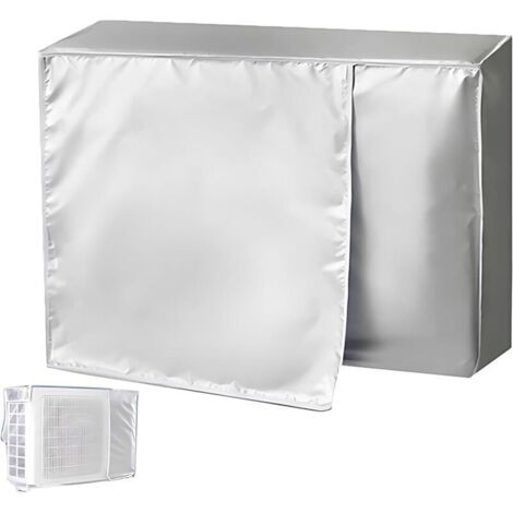 Cache Climatiseur Exterieur. Housse Climatiseur Extérieur Poussière. Housse Climatiseur. Couverture Extérieure De Climatiseur. Protection Pluie Et Soleil. pour unité Externe (96x40x70)