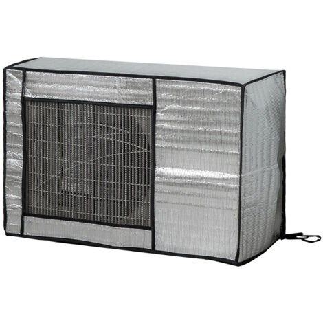 cache climatiseur exterieur,Housse Climatiseur,Housses De Climatisation Extérieures, Housse De Protection étanche, Grande Housse De Climatisation(86CMx35CMx60CM)