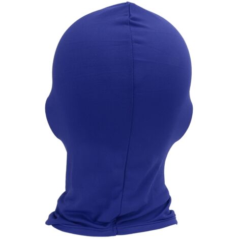 Cache-cou multifonction pour casque moto et vélo, protection hivernale contre le froid et intempéries - Bleu