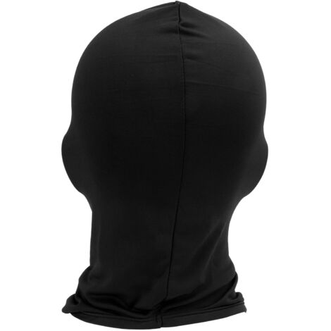 Cache-cou multifonction pour casque moto et vélo, protection hivernale contre le vent, froid et poussière, noir