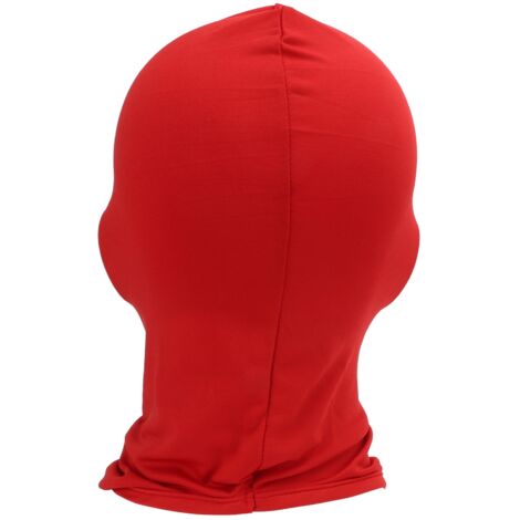 Cache-cou multifonction pour moto et vélo, protection faciale anti-vent et anti-froid hiver rouge