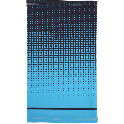 Cache-cou respiratoire anti-UV multifonction pour vélo, randonnée et moto - Bleu clair taille unique