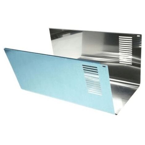 Cache couverture réglable de cheminée pour hotte – Largeur 340 mm – Longueur 500 mm – Compatible CANDY – 49036642