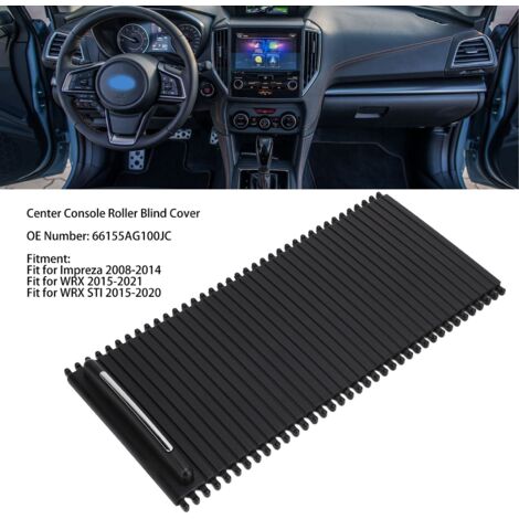 Cache Couvre-Tasse Roulant Anti-Poussière Console Centrale 66155AG100JC pour Impreza WRX