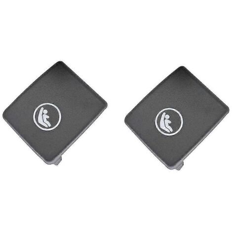 Cache-crochets Isofix arrière pour V60 V90 XC40 XC60 S60 S90 - 2x Noir - Sy