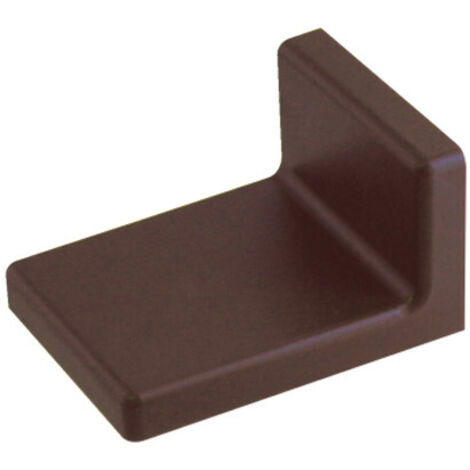 Cache d'angle pour équerre universelle NOTRE SELECTION LMC CAC1088MF Marron 50x38x28 mm