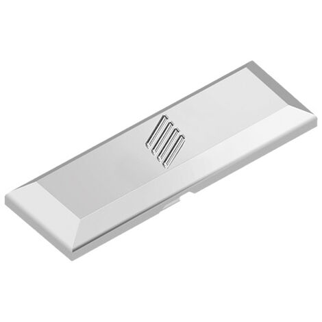 Cache de bras de charnière veosys - Matériau : Inox - Modèle : Logo Hettich - HETTICH