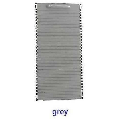 Cache de console centrale pour Mercedes-Benz Classe C W204 W212 S212 S204 Classe E - Porte-gobelets, rideau enroulable, fermeture éclair de commande intermédiaire - Boîte à gants - Gris