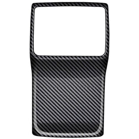 Cache de garniture de climatisation arrière pour voiture 2025 LHD, motif fibre de carbone