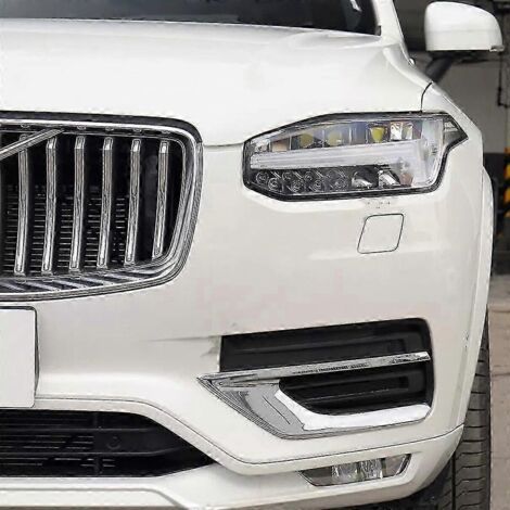 Cache de lave-phare de pare-chocs avant pour Volvo XC90 2016-2022, références 39825447 et 39825430, blanc cristal, côté gauche