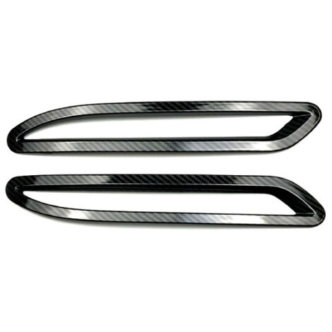 Cache de phare antibrouillard arrière compatible Be-nzz Classe A A180L A200L nouvelle version, bande décorative en fibre de carbone pour modification extérieure, accessoire lumineux design.