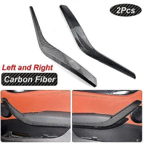 Cache de poignée de porte intérieure pour BMW X1 E84 (2010-2016) - Fibre de carbone - Lot de 2